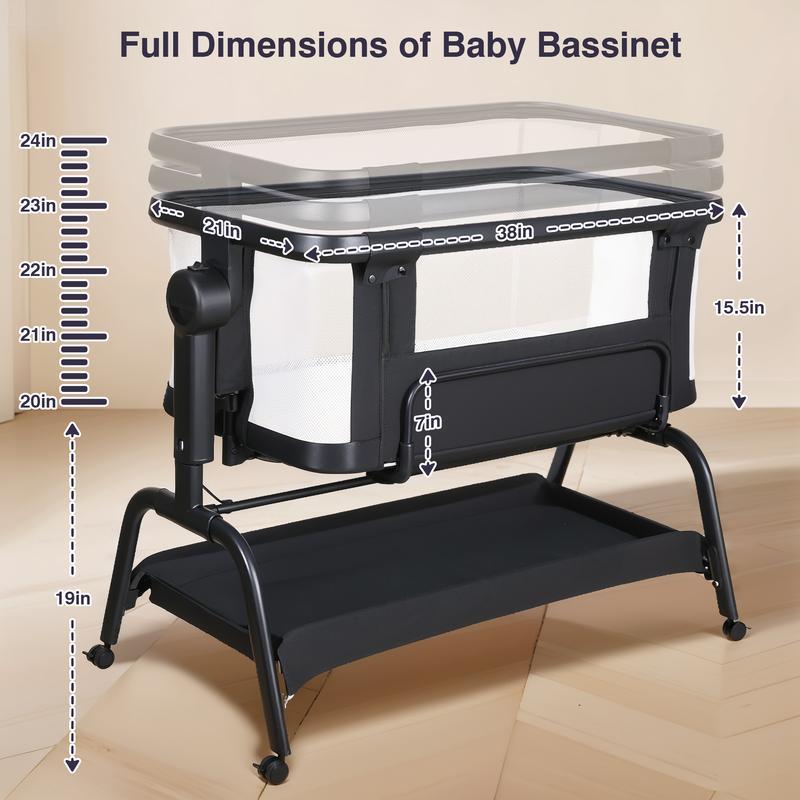 LEROSSA - Bedside Sleeper Crib