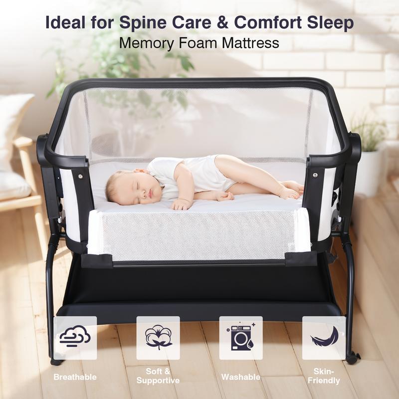 LEROSSA - Bedside Sleeper Crib